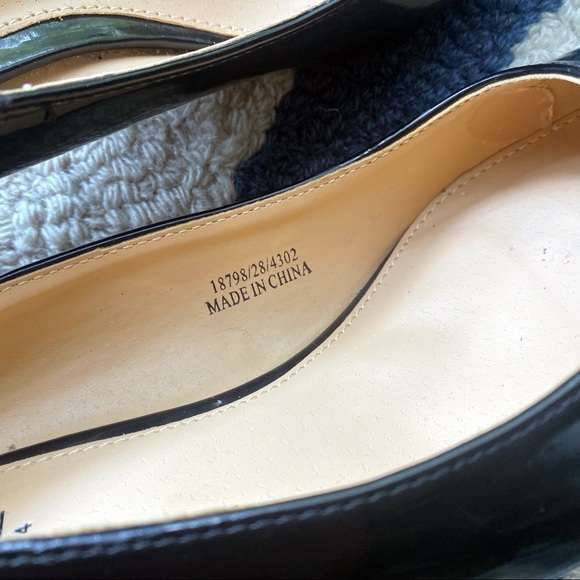 🖤 PROFILE BLACK LACQUERED ROUND TOE PUMPS! - Picture 7 of 12